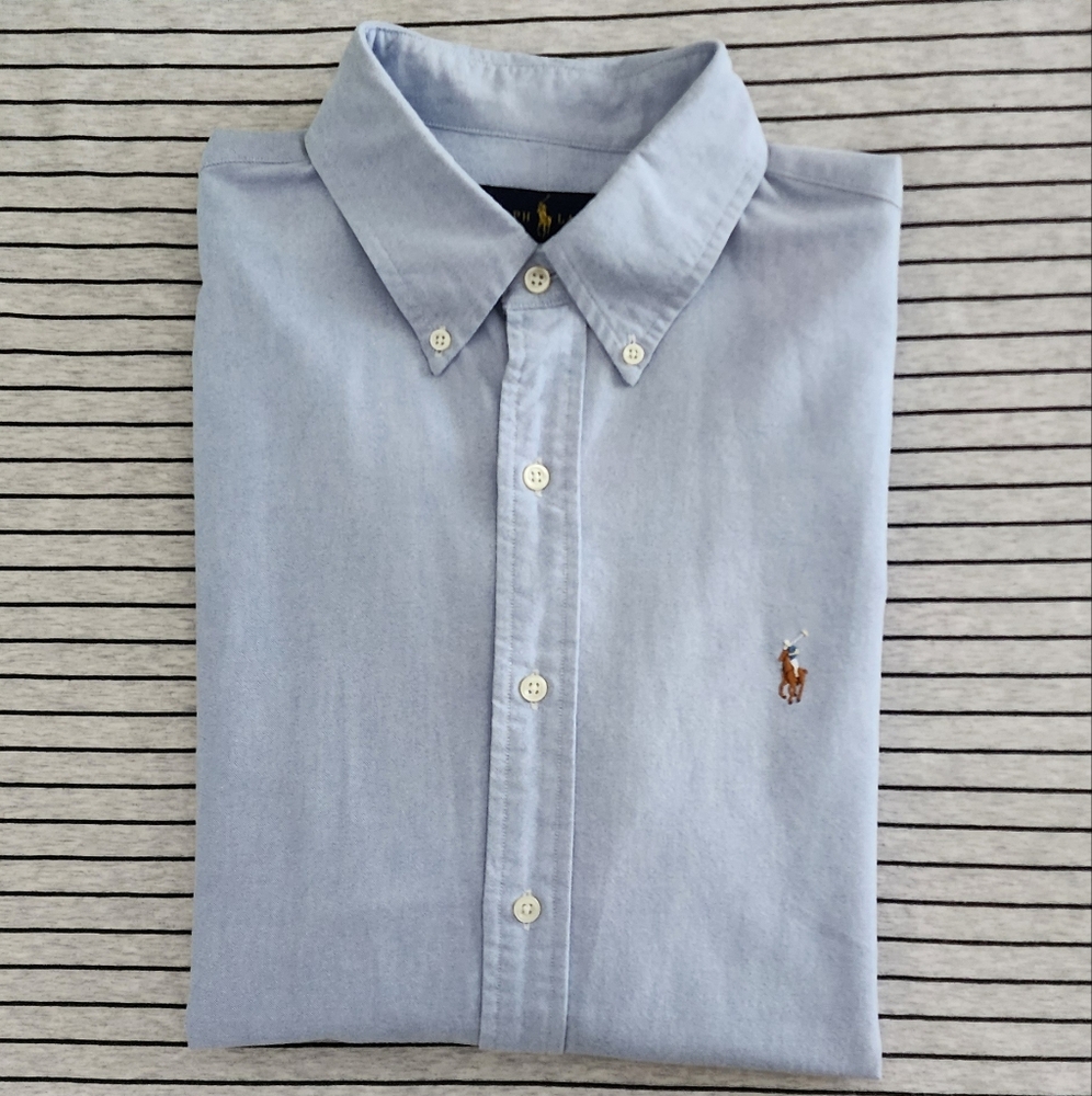 Ralph Lauren Blue Long Sleeve Shirt